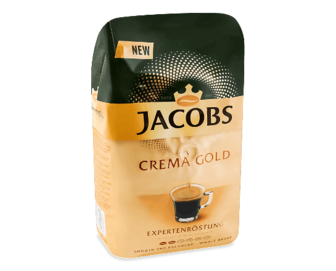 Кава зерно Jacobs Crema Gold, 1000г