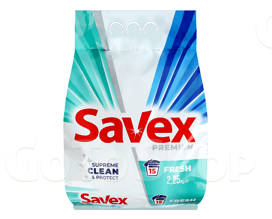 Порошок для прання Savex Premium Fresh автомат, 2,25кг