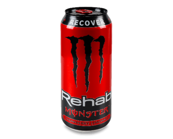 Напій енергетичний Monster Energy Rehab Strawberry з/б, 458мл
