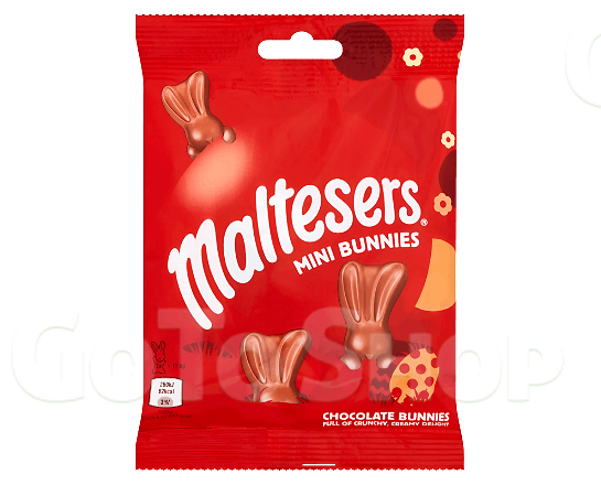 Фігурки Maltesers Зайчики міні шоколадні, 58г