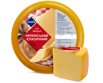 Сир «Премія»® «Українські традиції» 50%, кг (100г)