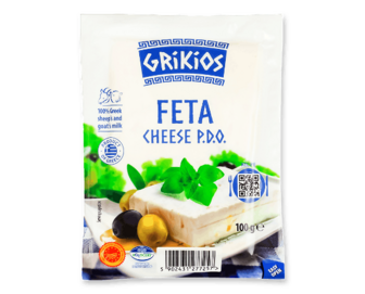Сир Grikios Фета 43% з козячого та овечого молока, 100г