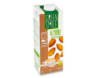 Напій ультрапастеризований Green Smile Barista мигдальний 1,5%, 1л