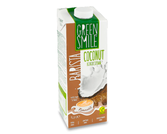 Напій ультрапастеризований Green Smile Barista кокосово-соєвий 3%, 1л