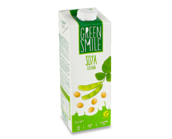 Напій ультрапастеризований Green Smile соєвий 2.5%, 1л