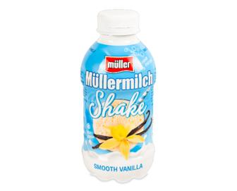 Напій молочний Mullermilch Шейк ваніль 3,5%, 400мл