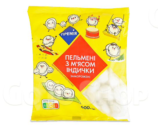 Пельмені «Премія»® з м&#039;ясом індички, 600г