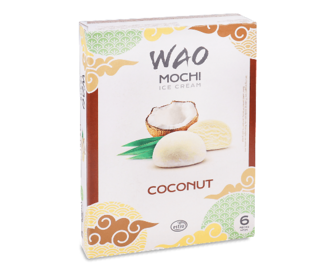 Десерт Wao Mochi з кокосовим морозивом в рисовому тісті, 210г