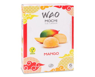 Десерт Wao Mochi з сорбетом з манго в рисовому тісті, 210г