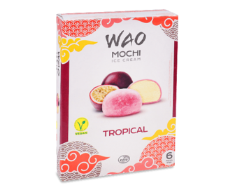 Десерт Wao Mochi з сорбетом з тропічними фруктами в рисовому тісті, 210г