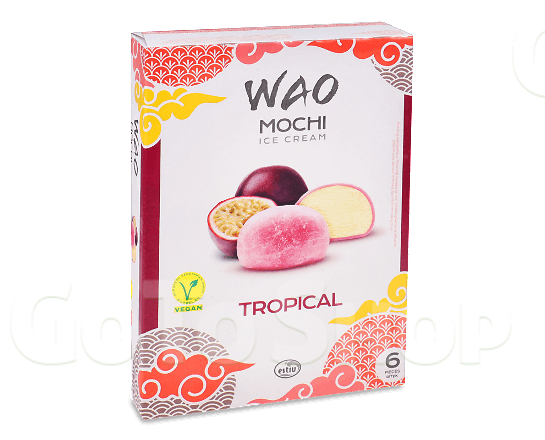 Десерт Wao Mochi з сорбетом з тропічними фруктами в рисовому тісті, 210г