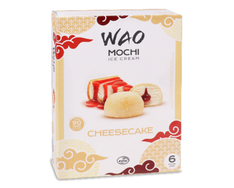 Десерт Wao Mochi з морозивом чизкейк в рисовому тісті, 210г