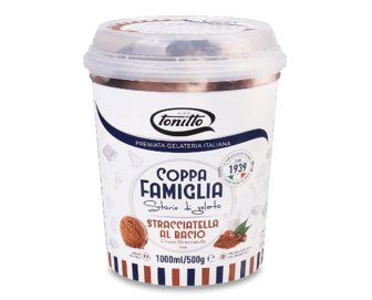 Морозиво Tonitto з какао і шоколадом, 500г