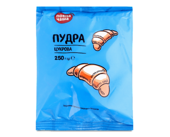 Пудра цукрова «Повна Чаша»®, 250г (250г)