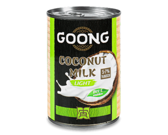 Молоко кокосове Goong 5-7%, 400мл
