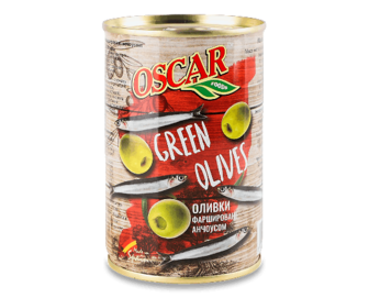 Оливки Oscar з анчоусом, 300г (300г)