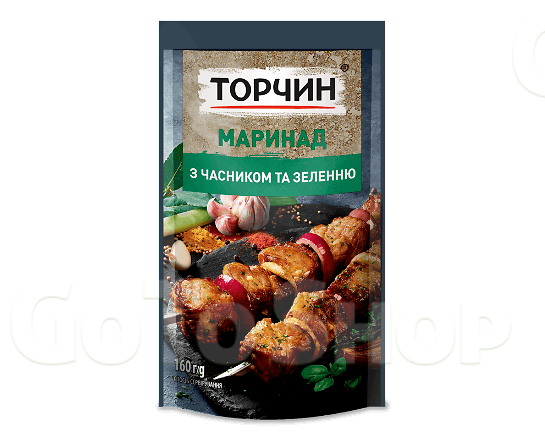 Маринад «Торчин» з часником і зеленню, 160г