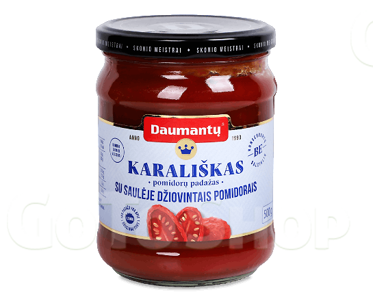 Соус томатний Daumantu Королівський в&#039;ялені томати 30%, 500г