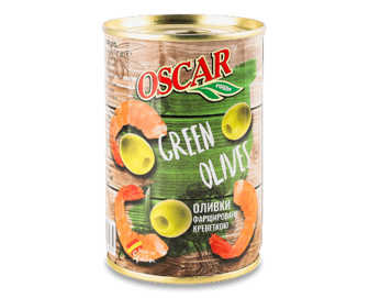 Оливки Oscar фаршировані креветками, 300г (300г)