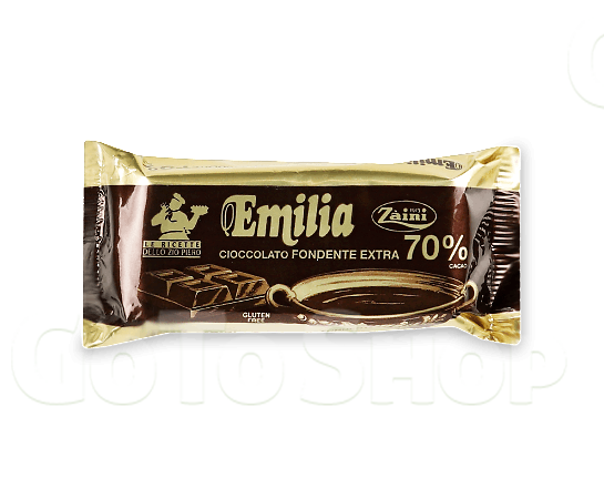 Шоколад чорний Emilia 70%, 200г