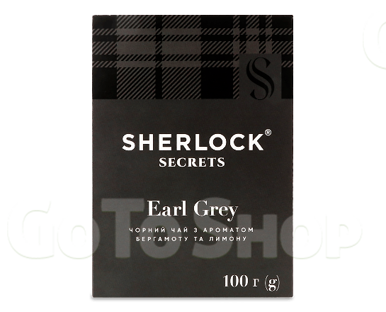 Чай чорний Sherlock Secrets Earl Grey, 100г