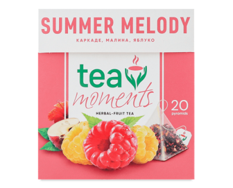 Чай фруктово-ягідний Tea Moments Summer Melody, 20*1,7г