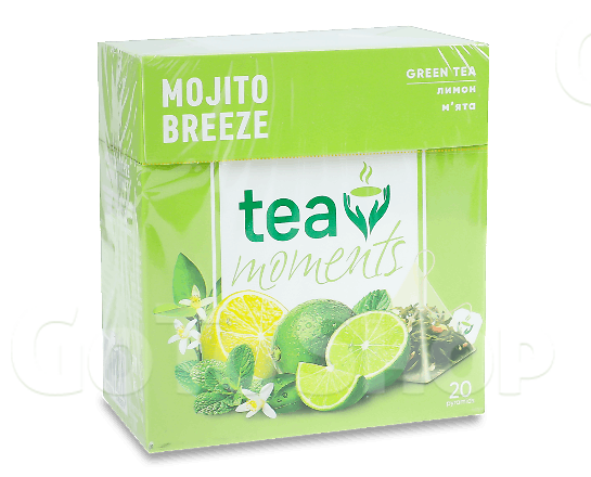 Чай зелений Tea Moments Mojito Breeze, 20*1,7г