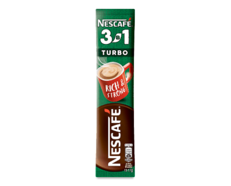 Напій кавовий Nescafe Turbo 3 в 1 розчинний, 13г