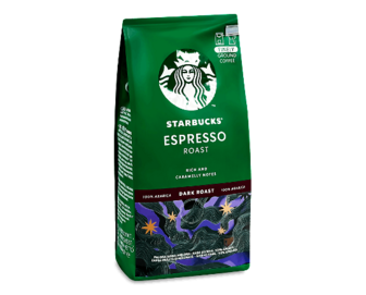 Кава мелена Starbucks Espresso Roast натуральна, 200г