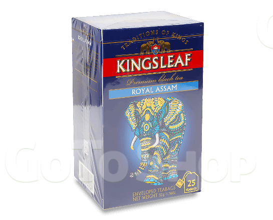 Чай чорний Kingsleaf Royal Assam, конверт, 25*2г