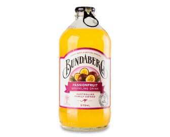 Напій Bundaberg Passionfruit безалкогольний сильногазований, 0,375л