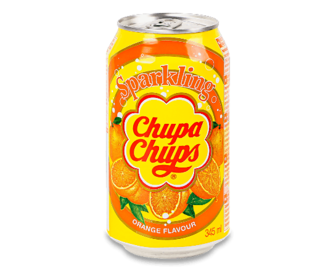 Напій Chupa Chups «Апельсин» газований з/б, 345мл