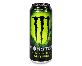 Напій безалкогольний енергетичний газований Monster Energy Nitro з/б, 0,5л