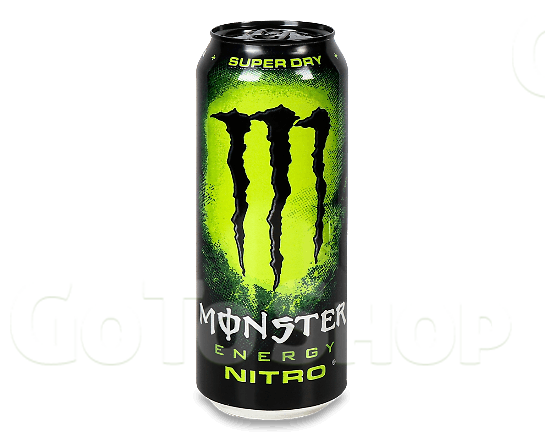 Напій безалкогольний енергетичний газований Monster Energy Nitro з/б, 0,5л