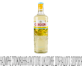 Напій на основі джину Gordon's Sicilian Lemon, 0,7л