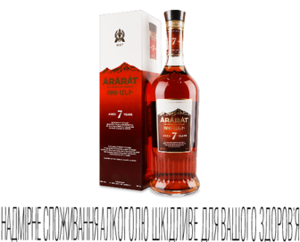 Бренді «АрАрАт» Ani 7 років у коробці, 0,5л (0,5л)
