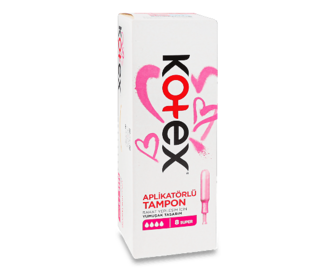 Тампони Kotex Lux Super з аплікатором, 8шт/уп