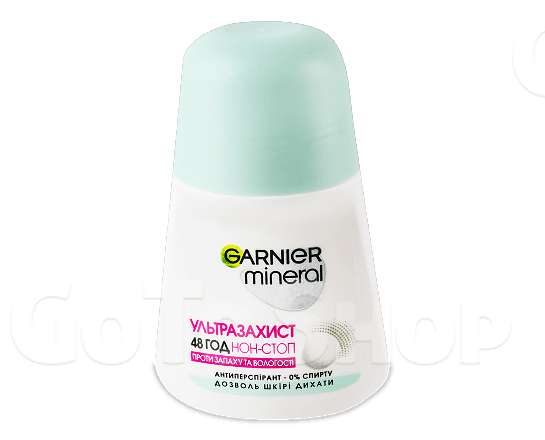 Дезодорант кульковий Garnier Mineral «Ультразахист», 50мл