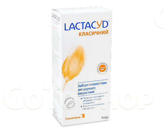 Засіб для інтимної гігієни Lactacyd «Класичний» з дозатором, 200мл