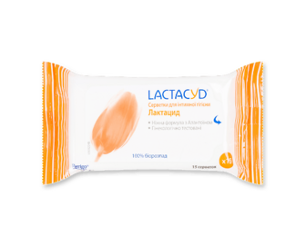 Серветки для інтимної гігієни Lactacyd, 15шт/уп