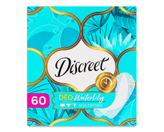Прокладки щоденні Discreet Deo Water Lily Multiform, 60шт/уп