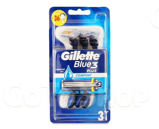 Бритви одноразові Gillette Blue 3 Comfort, 3шт