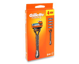 Бритва Gillette Fusion 5 з 4 змінними касетами, шт