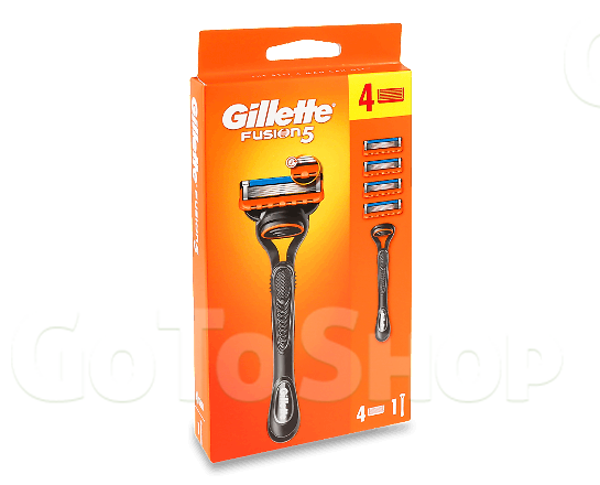 Бритва Gillette Fusion 5 з 4 змінними касетами, шт