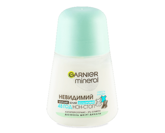 Дезодорант кульковий Garnier Mineral «Свіжість бавовни», 50мл (50мл)