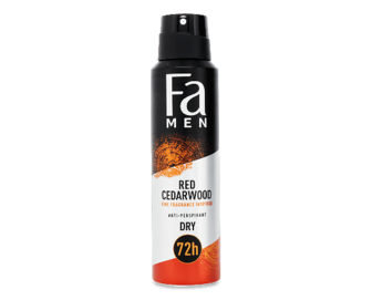 Дезодорант-спрей Fa Men Red Cedarwood Dry, 150мл (150мл)
