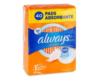 Прокладки Always Ultra Normal 1, 40шт (40шт)