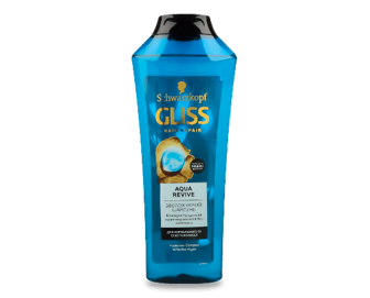 Шампунь Gliss Aqua Revive для нормального та сухого волосся, 400мл