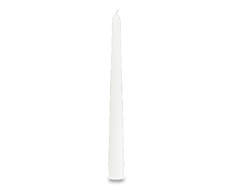 Свічка Bolsius біла 245X24 мм, шт