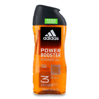 Гель для душу Adidas Power Booster 3в1 250мл